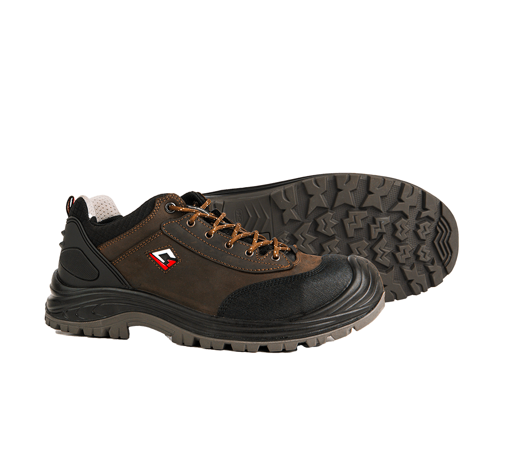 Scarpe antinfortunistiche Rhino Low S3S marroni per lavori pesanti suola HRO