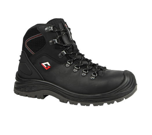 Chaussures de sécurité imperméables Trento Mid S7S noires pour bâtiment et industrie lourde