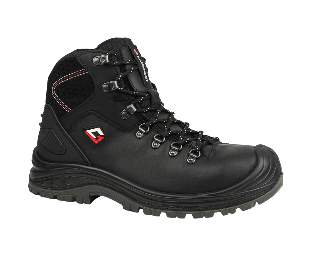 Chaussures de sécurité imperméables Trento Mid S7S noires pour bâtiment et industrie lourde