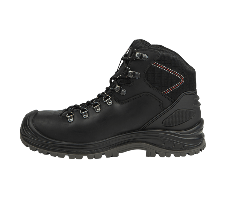Chaussures de sécurité Trento Mid noires avec embout aluminium et plaque anti perforation