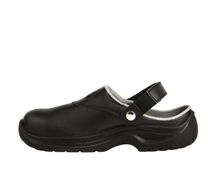 Scarpe sabot da cucina Nevada nere per chef, ristorazione e food service