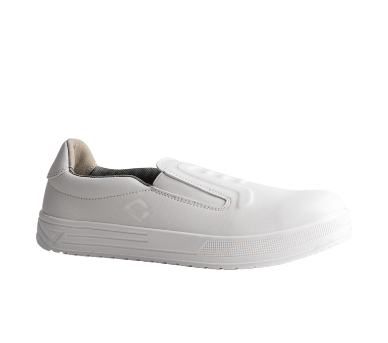 Chaussures de cuisine professionnelles Remy Low S2 blanches respirantes antidérapantes