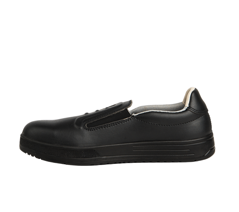 Chaussures de travail Remy Low noires confortables pour rester debout toute la journée