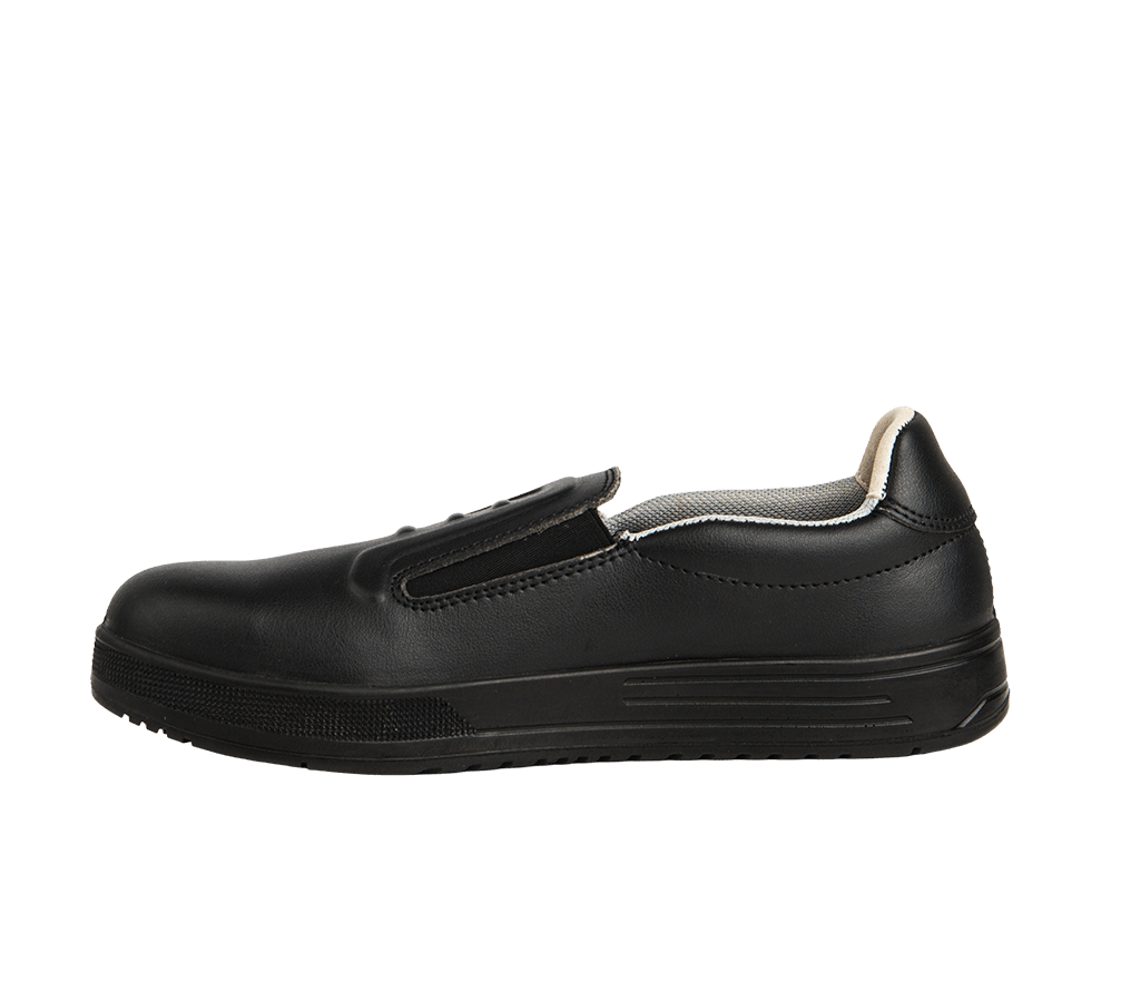 Chaussures de travail Remy Low noires confortables pour rester debout toute la journée