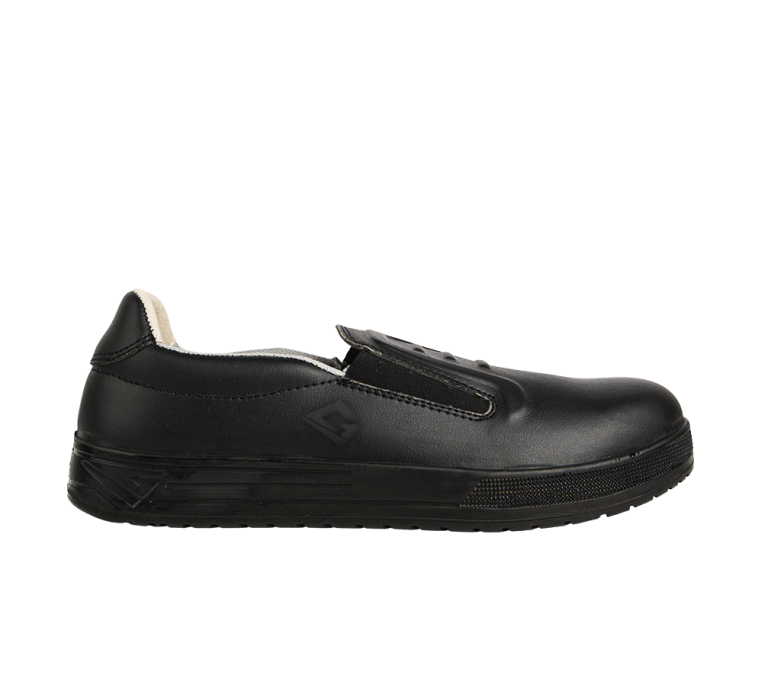 Chaussures de cuisine professionnelles Remy Low S2 noires respirantes antidérapantes