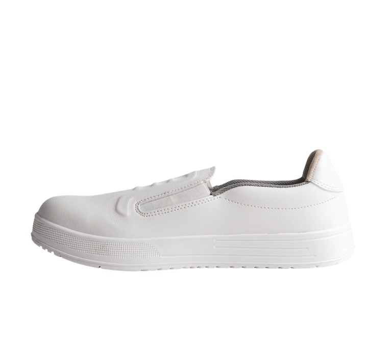Chaussures travail Alfredo Low blanches pour cantines et restauration