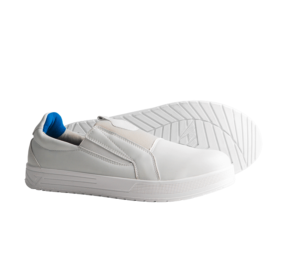 Chaussures cuisine professionnelles Alfredo Low S2 blanches respirantes