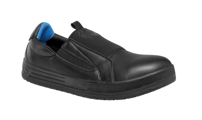 Scarpe antinfortunistiche da cucina per cuochi traspiranti, suole antiscivolo per massimo comfort e sicurezza tutto il giorno.