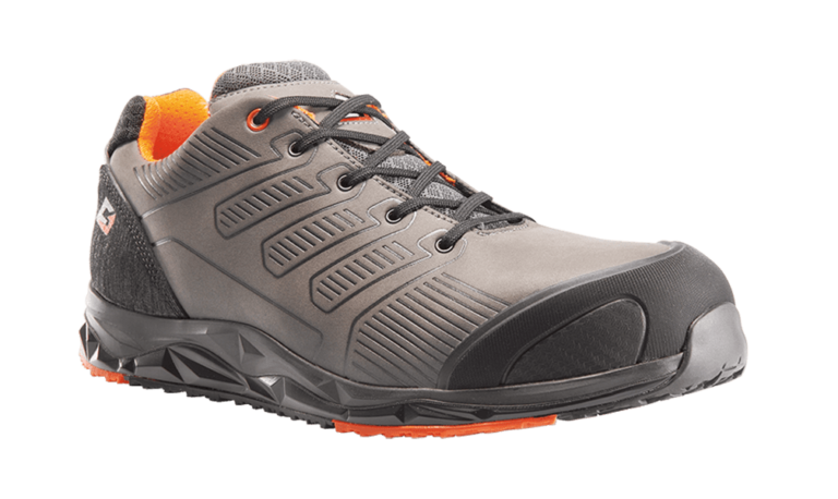 Scarpa da lavoro antinfortunistica S3 bassa, resistente, leggera e confortevole. Tomaia in microfibra nubuk e nylon con suola antiscivolo