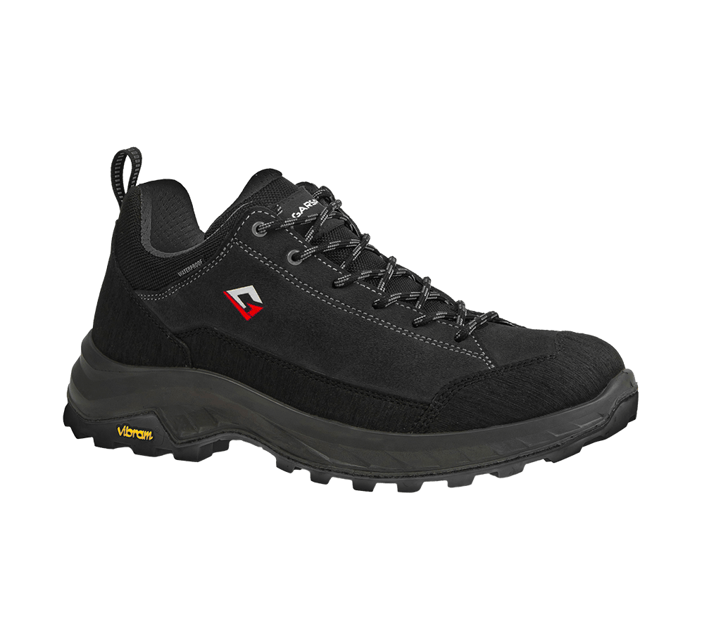 Scarpe trekking basse Giau Low nero impermeabili suola Vibram per avvicinamento