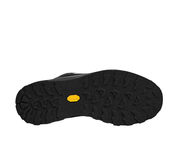 Suola Vibram Giau Low nero aderenza e stabilità su terreni misti