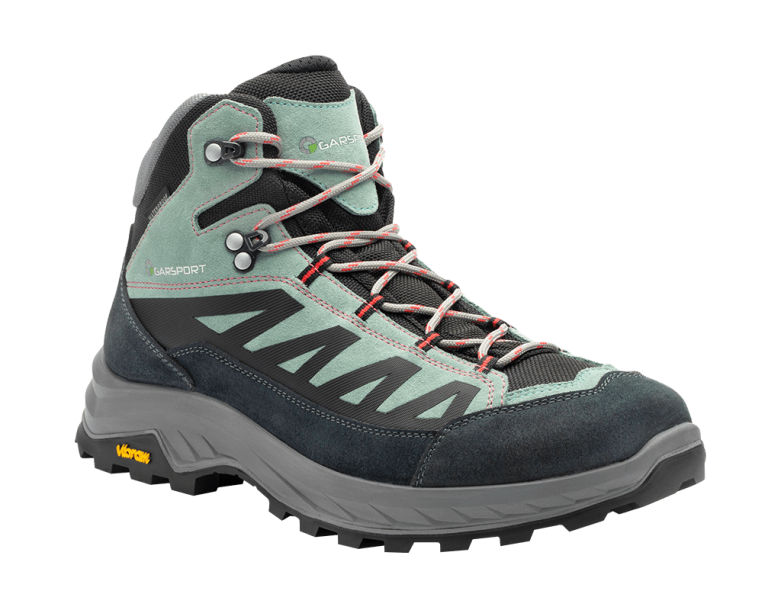 Giau Mid, chaussure de randonnée légère imperméable, respirante et avec semelle Vibram pour femme.