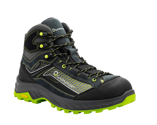 Waterproof and breathable trekking boots, ideal for mountain trekking on trails, via ferrata, and high altitudes.