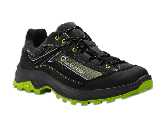 Lightweight, waterproof low-top trekking shoes, ideal for mountain hikes and approaches. Water-resistant with Vibram soles.