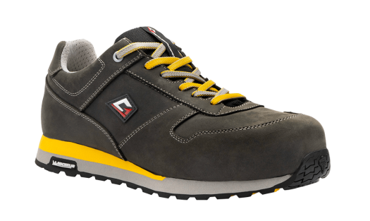 Scarpa Garsport linea suola tecnica Michelin Monza low s3 antracite giallo