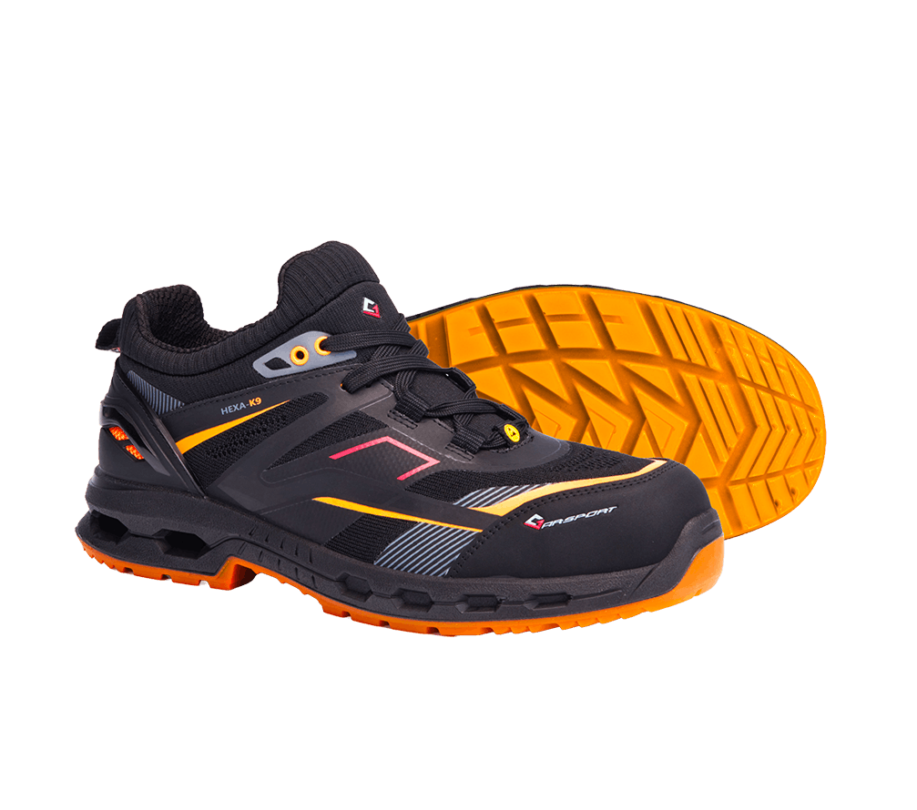 Hexa-K9 ESD S1PS safety shoes in knitted elastic upper