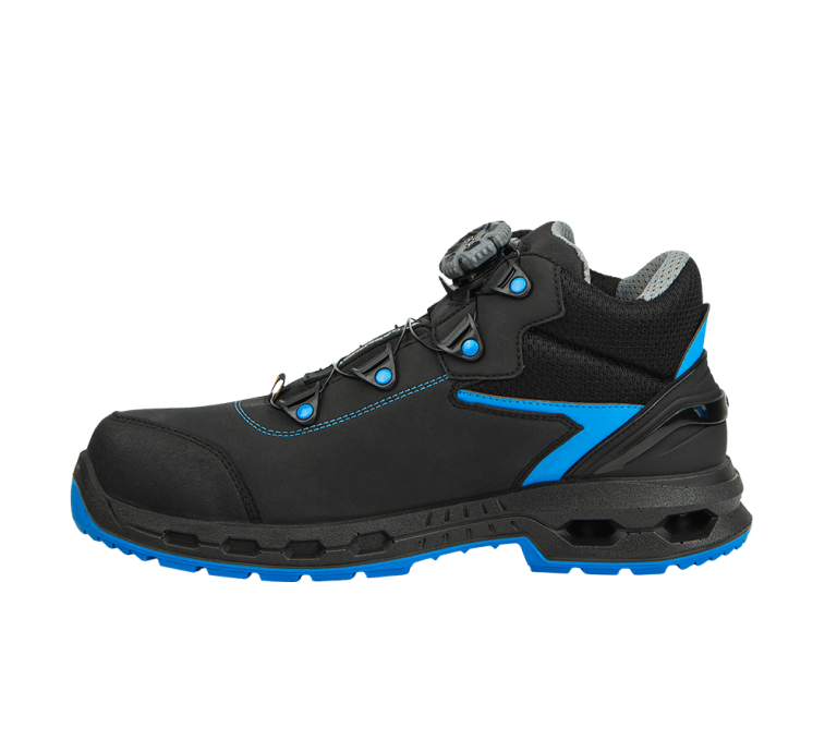 Scarpe sicurezza S3S ESD Hexa Viper Mid BOA® puntale alluminio suola Hexalight PU