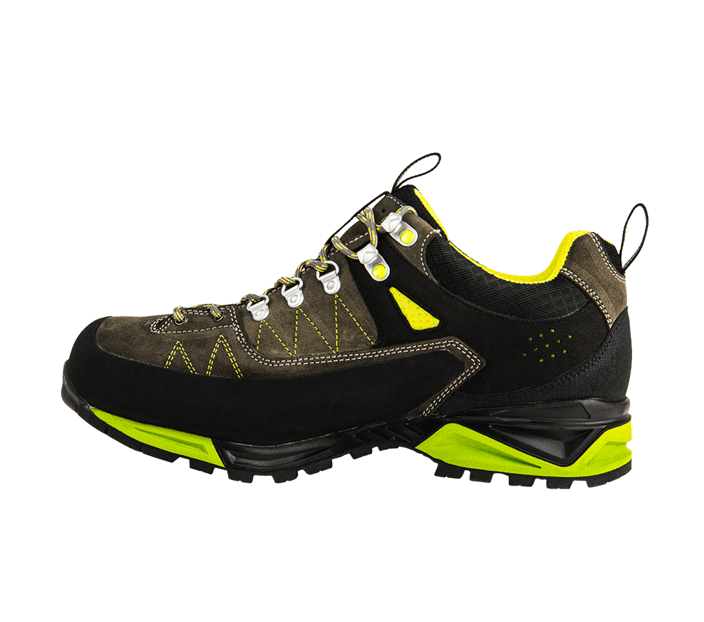 Scarpe sicurezza Mountain Tech Low antracite lime stabilità e protezione per cantiere e montagna