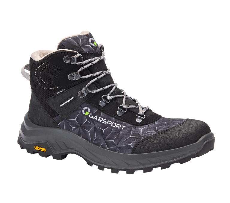 Chaussure d'Approche Urbaine et de Montagne Sparrow Mid Noir Lime