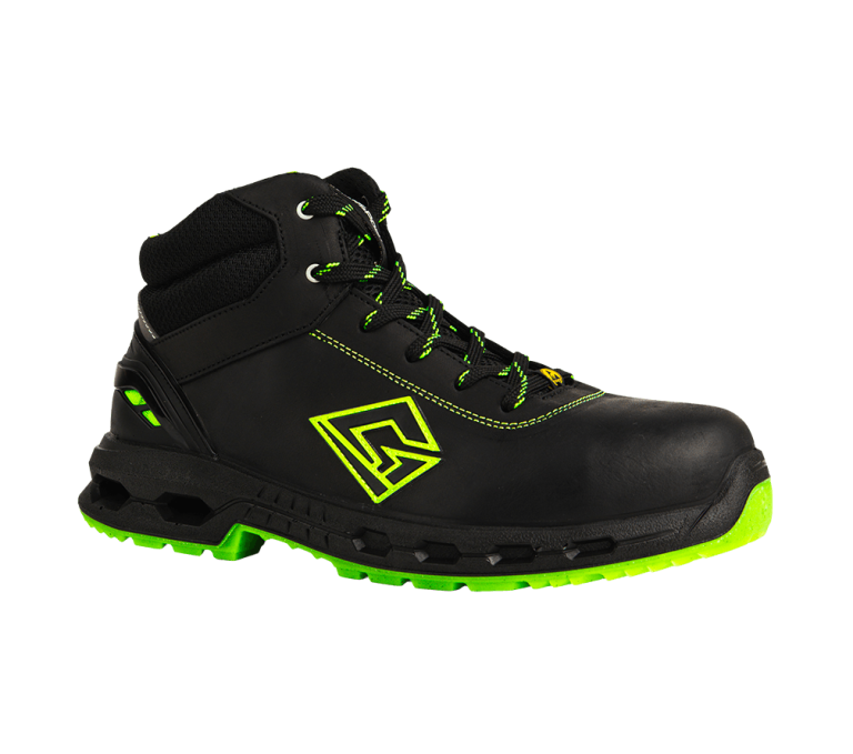 Scarpe sicurezza alte Hexa G5000 Mid S3S ESD pelle bufalo nylon suola Hexalight PU