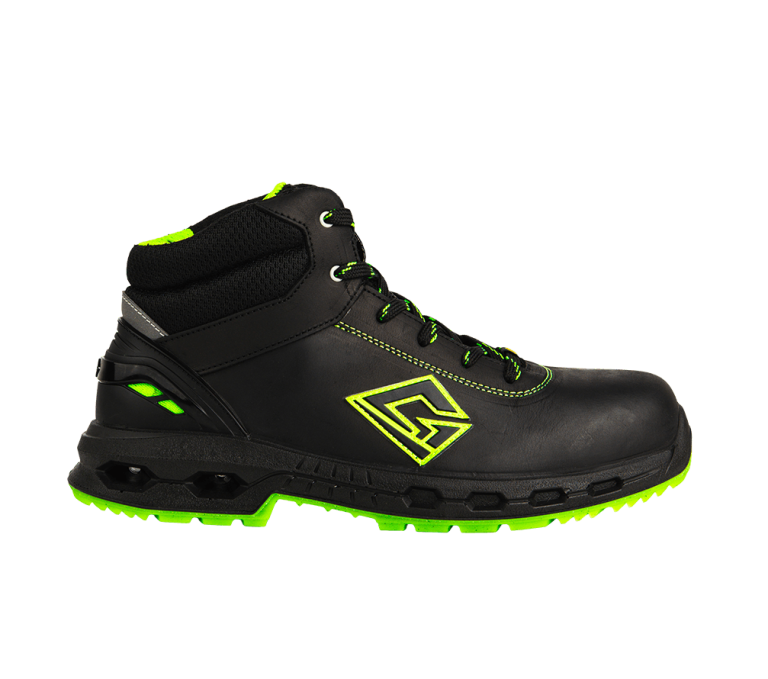 Scarponi antinfortunistici S3S ESD Hexa G5000 Mid suola Hexalight PU bidensità Garsport