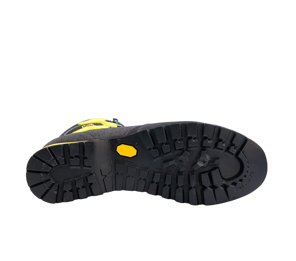 Suola Vibram Ortles H-Dry grip su roccia e terreni tecnici