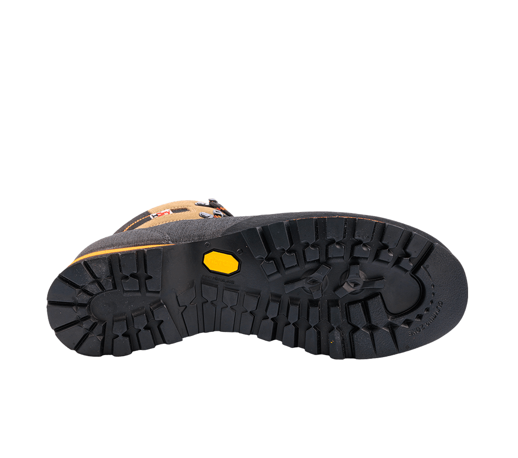 Suola Vibram Ortles H-Dry grip su roccia e terreni tecnici