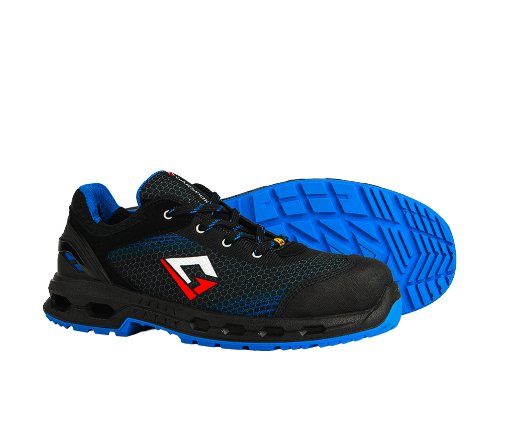 Chaussures de sécurité basses Hexa-G13 Low ESD S1PS noir bleu avec semelle Hexalight