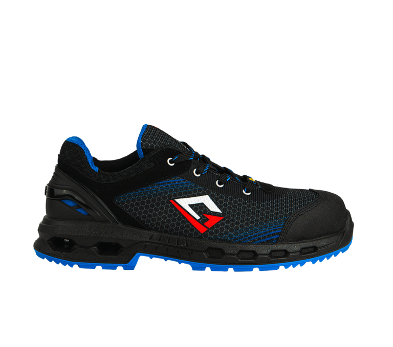 Chaussures de sécurité basses Hexa-G13 Low ESD S1PS noir bleu avec semelle Hexalight
