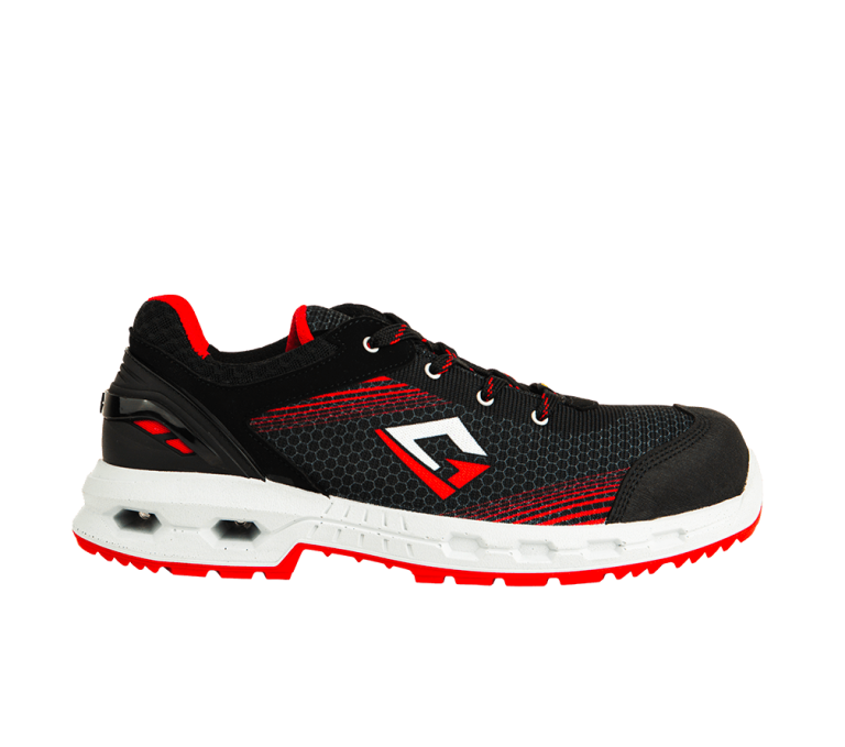 Chaussures sécurité basses Hexa-G13 Low ESD S1PS noir rouge légères