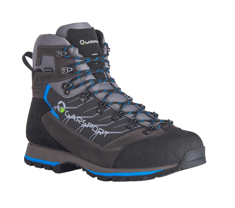 Chaussures d'alpinisme imperméables, avec Vibram et design pour crampons semi-automatiques. Confort maximal et résistance en montagne.