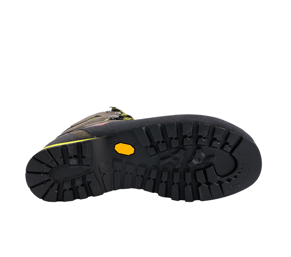 Vibram Mulaz outsole Sierra Mid black lime grip and traction