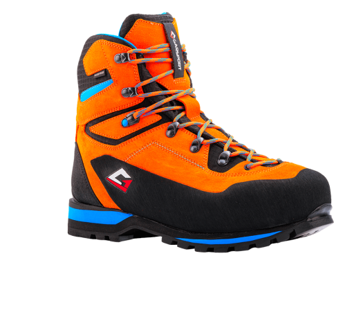 Sierra Mid royal orange mountain safety boots Vibram Mulaz sole