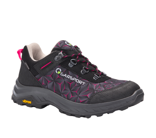 Scarpe da trekking da donna basse impermeabili leggere con suola vibram
