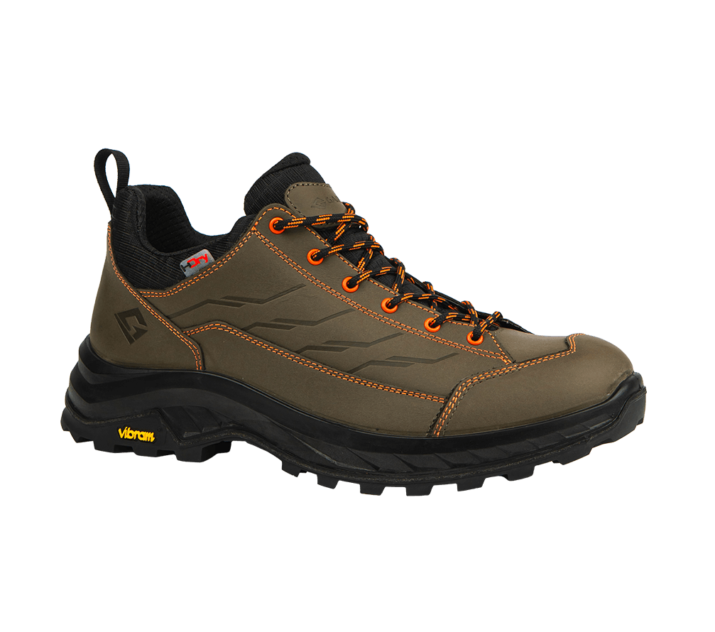 Scarpe trekking Gavia Low WP in pelle marrone con suola Vibram per terreni montani