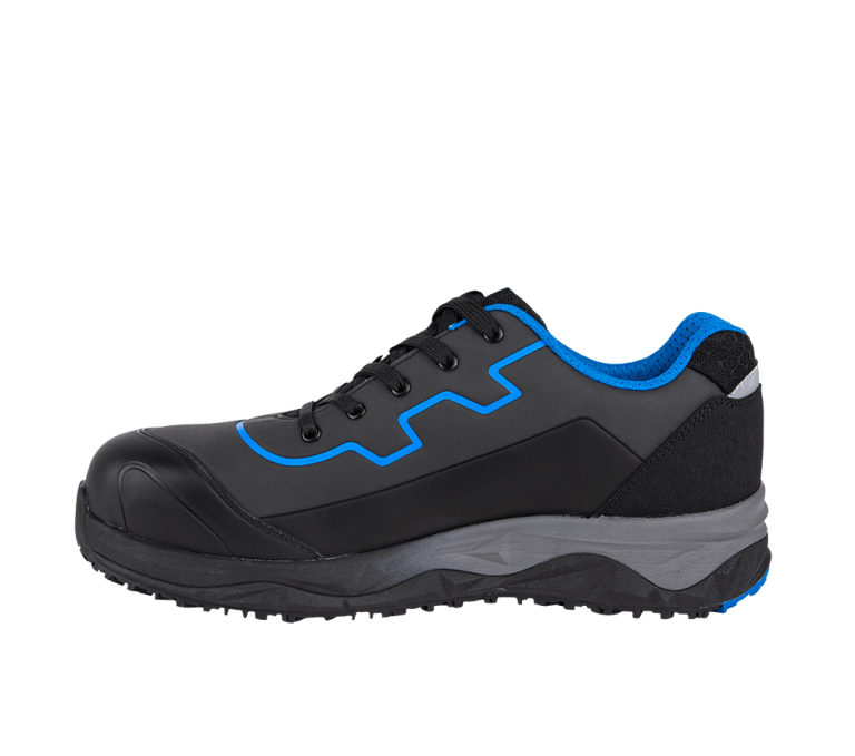 Scarpe antinfortunistiche basse Garsport Kheops low S3S nere con dettagli blu