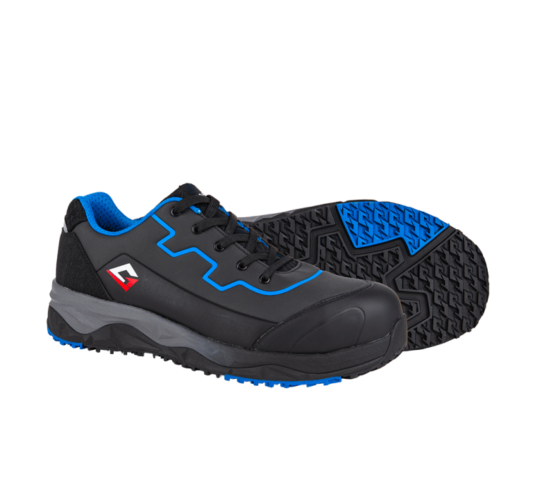 Scarpe antinfortunistiche basse Garsport Kheops Mid S3S nere con dettagli blu