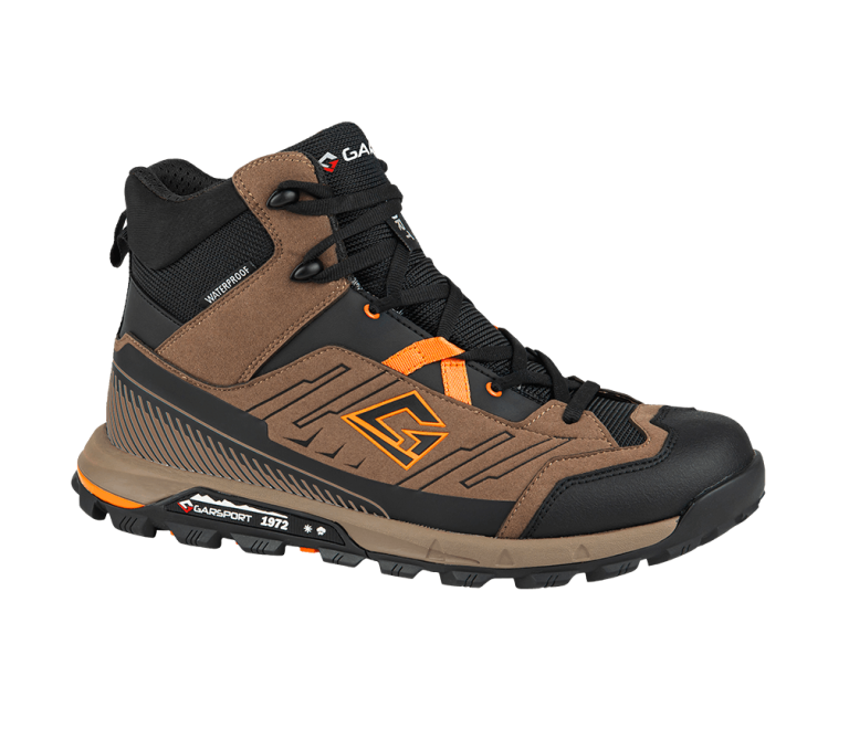 Chaussures de randonnée homme Vetta 1972 Mid WP, ​​marron et orange, gamme Heritage