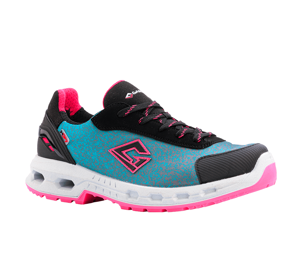 Scarpe trekking impermeabili Hexa Terra H-Dry ideali per lunghi percorsi azzurra rosa