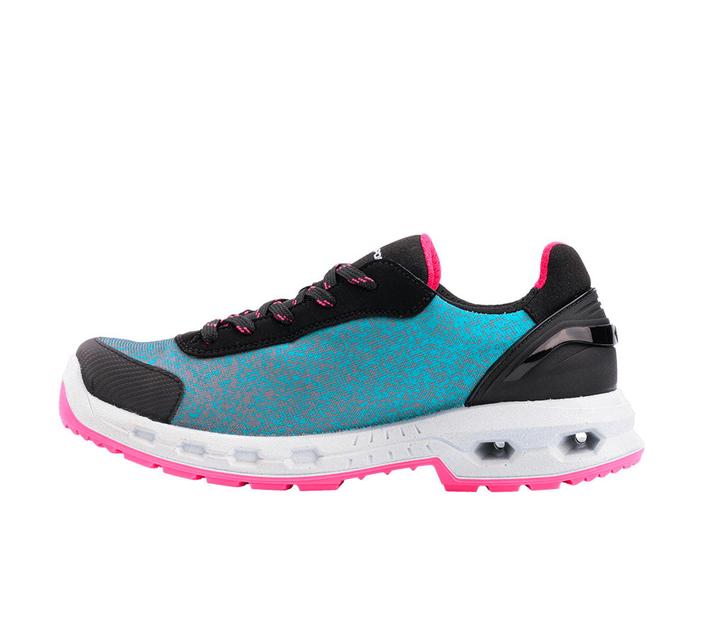 Scarpe trekking leggere Hexa Terra H-Dry per comfort su sentieri azzurre rosa