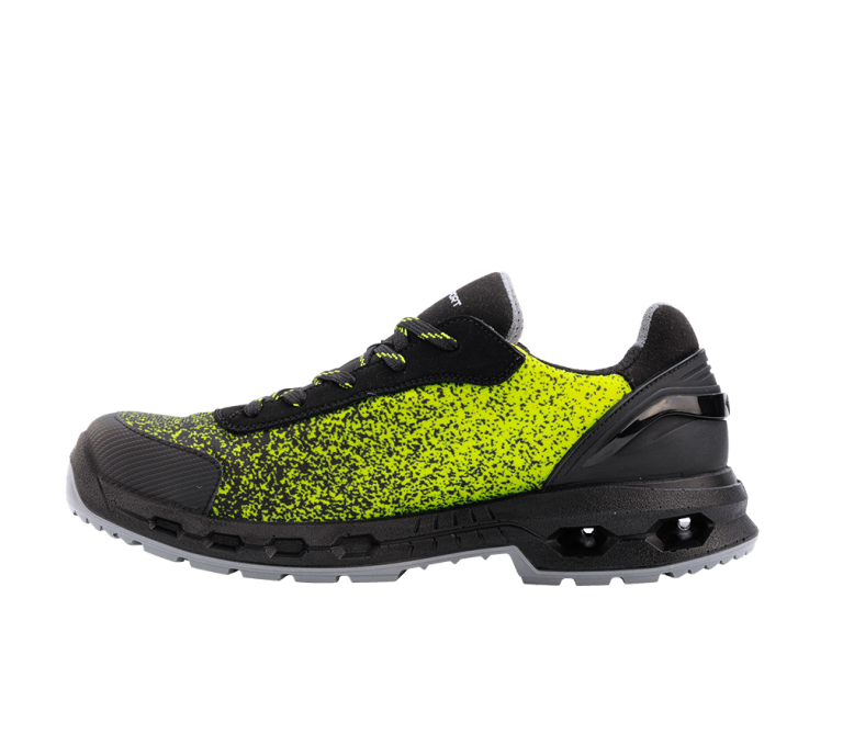 Scarpe trekking Hexa Terra H-Dry nero lime con ammortizzazione Hexa-Light