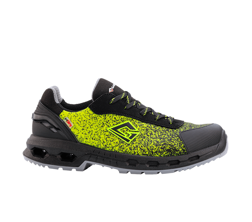Scarpe trekking impermeabili Hexa Terra H-Dry nero lime ideali per lunghi percorsi