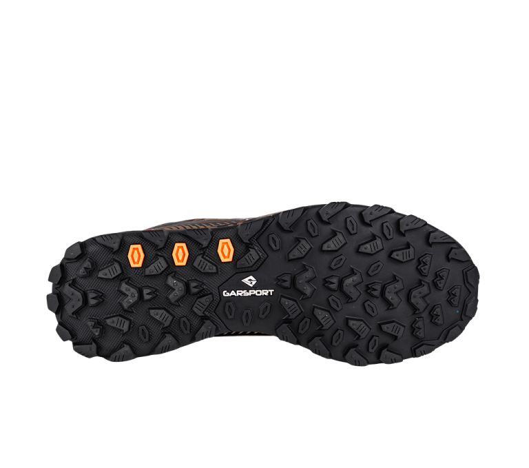 Semelle Sentiero 1972 Low WP marron/orange, adhérence sur terrains mixtes