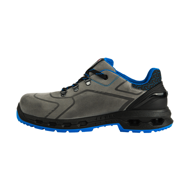 Scarpe sicurezza Hexa-Dry Low ESD antracite royal con suola ammortizzata