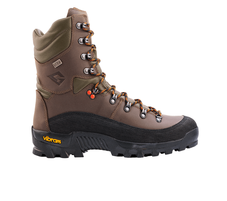Scarponi caccia con suola Vibram Wapiti H-Dry massima aderenza e stabilità