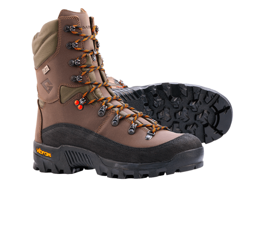 Scarponi caccia impermeabili Wapiti H-Dry in pelle con suola Vibram per terreni difficili