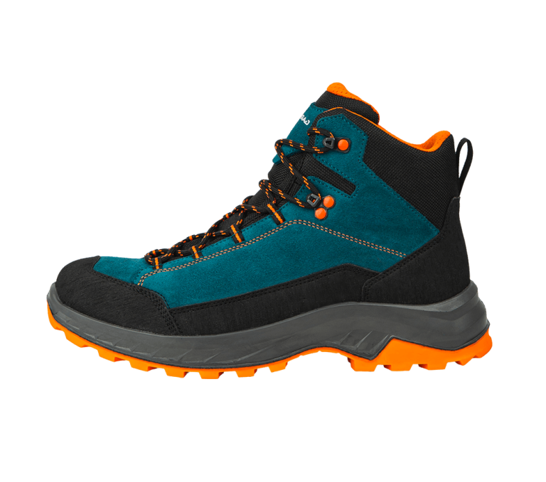 Scarponcini outdoor Giau Mid Ottanio in camoscio e nylon impermeabili